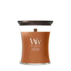 Ароматическая свеча, средняя WOODWICK Шафрановый дым, 1 штука