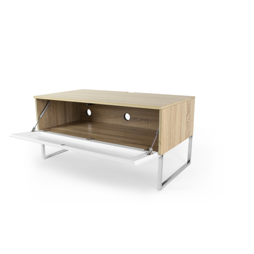 Norstone Khalm TV statīvs, ozols/balts – 2