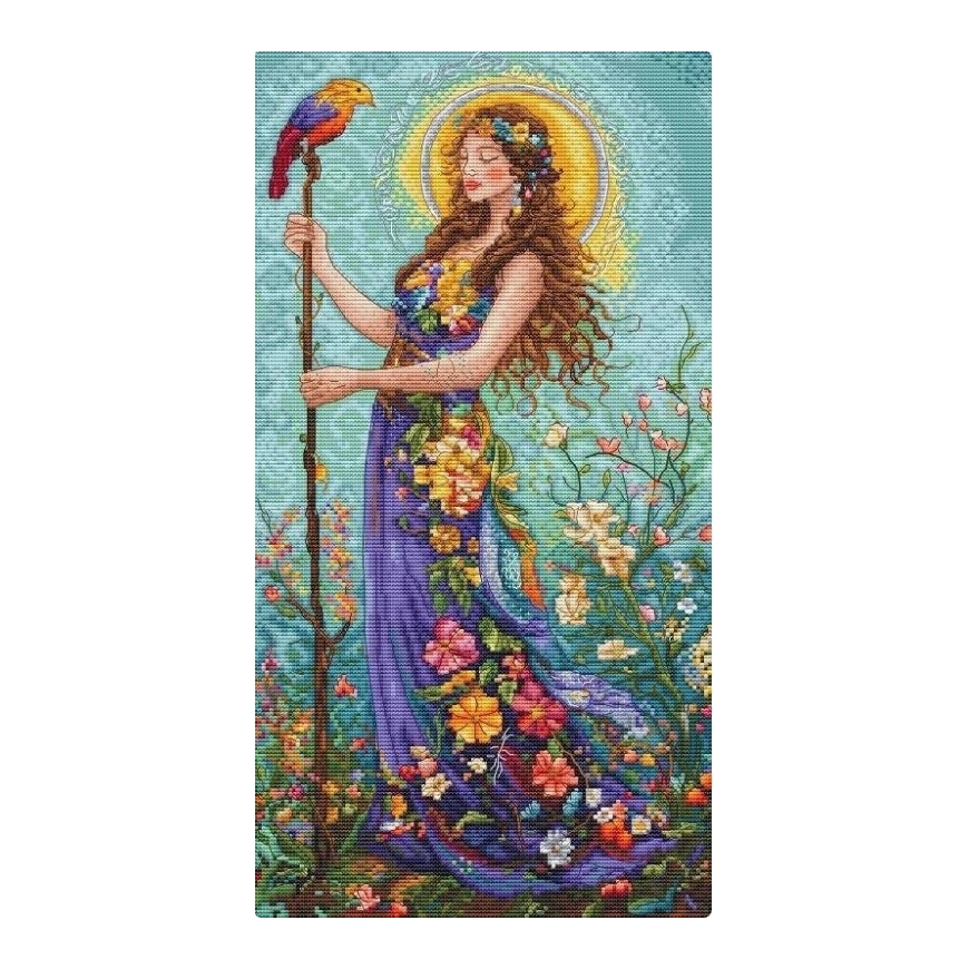 Letistitch Izšūšanas komplekts "Vasaras dieviete" 36x19 cm
