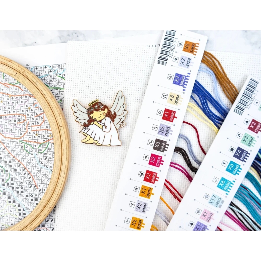Набор для вышивки крестом Letistitch "Летняя богиня" 36x19 см – 5