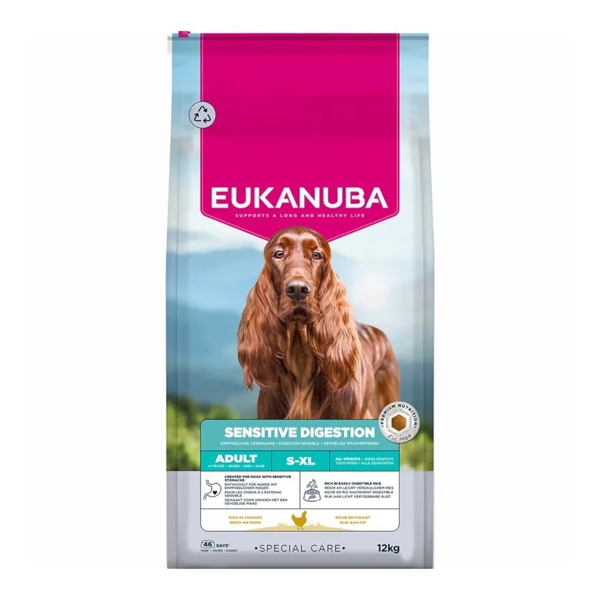 EUKANUBA Erilised hooldus Tundlik seedimine - kuiva koeratoit - 12kg