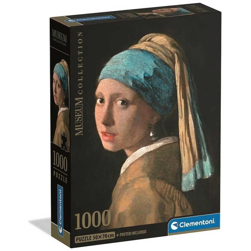Clementoni Puzzle 1000pcs - Girl with Pearl Earring – 2