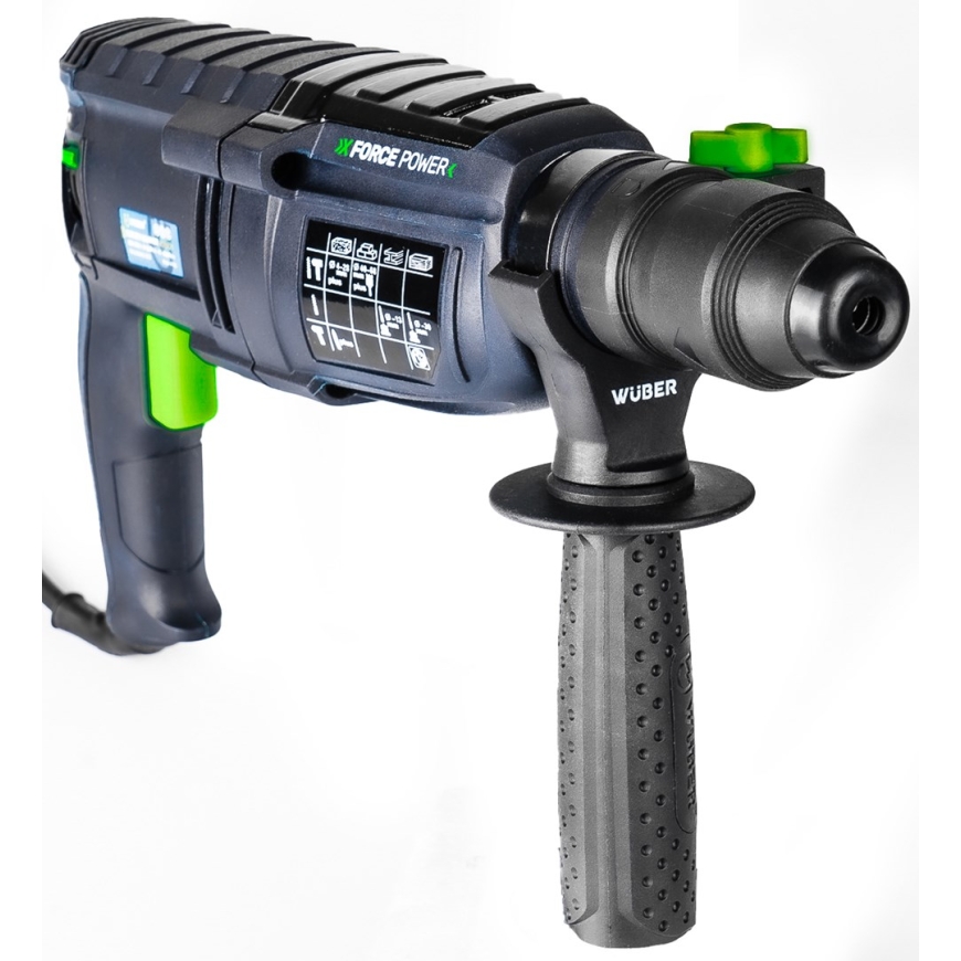 Rotary hammer with 4 J impact energy 2500 W W28920 WUBER – 2