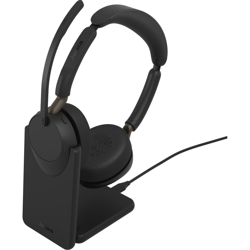Jabra Evolve3 65 LINK390A wireless headset and dock, UC, black – 2