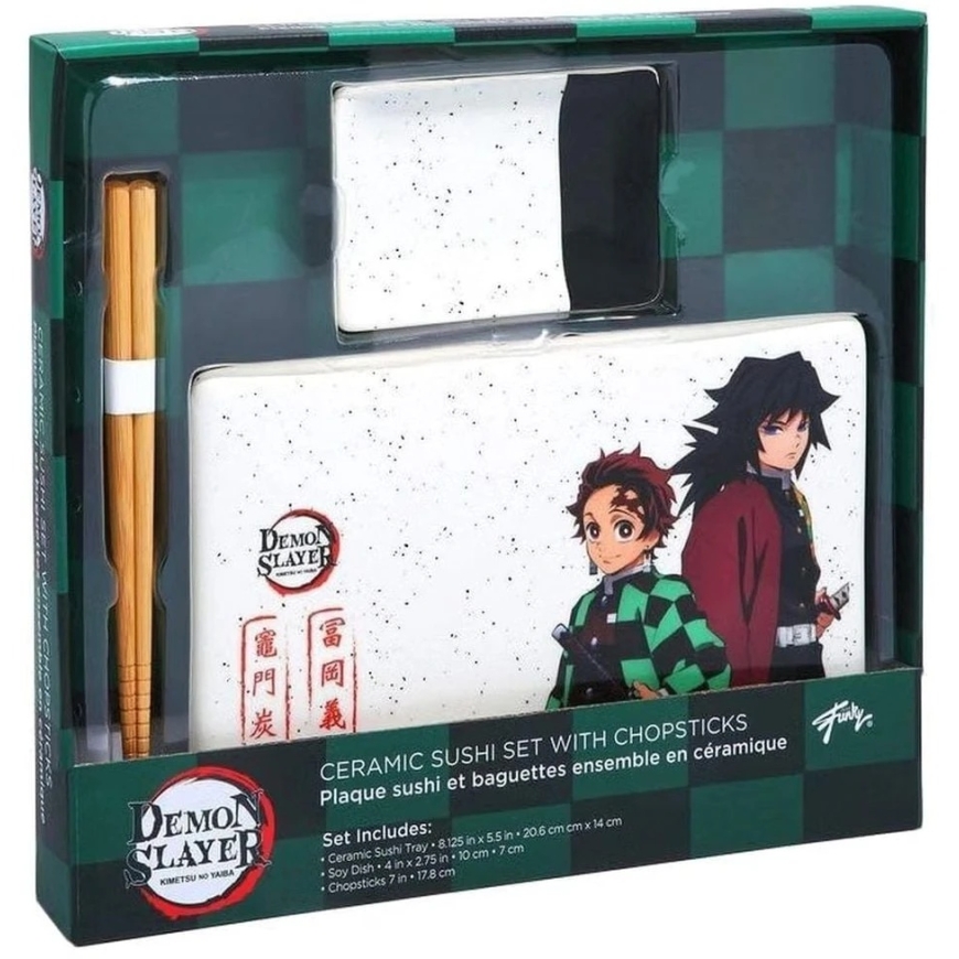 Just Funky Demon Slayer Kimetsu no Yaiba Tanjiro sushiset 3tk