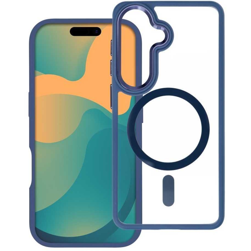 ROAR Case MAG BUMPER compatible with MagSafe for SAMSUNG A57 dark blue
