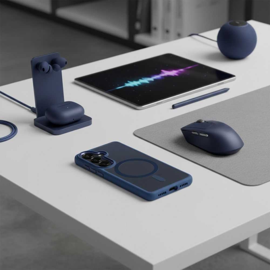 ROAR kaitse MAG BUMPER ühilduv MagSafe-ga SAMSUNG A57 tume sinine – 4