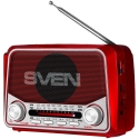 Garsiakalbis SVEN SRP-150, raudonas (3W, Bluetooth, FM/AM/SW, USB, microSD, žibintuvėlis, baterija) Garsiakalbis SVEN SRP-150, raudonas (3W, Bluetooth, FM/AM/SW, USB, microSD, žibintuvėlis, baterija)