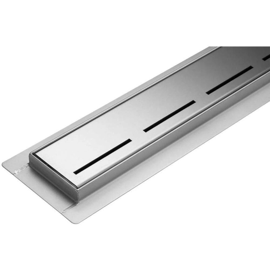 Fala 90 cm nerūsējošā tērauda lineārs dušas kanāls LINE, grīdas noteka – 2
