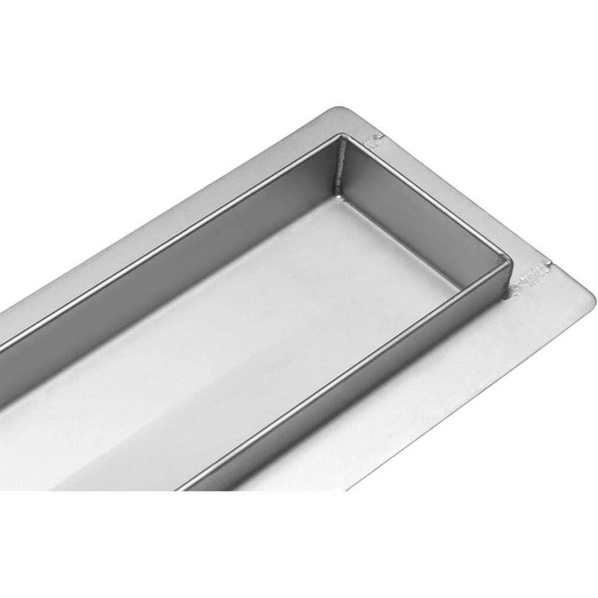 Fala 90 cm stainless steel linear shower channel LINE, floor trap – 3