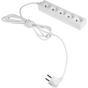 Plastrol Stationary Extension Cord with Five-Socket Plug Block Plastrol Stationary Extension Cord with Five-Socket Plug Block