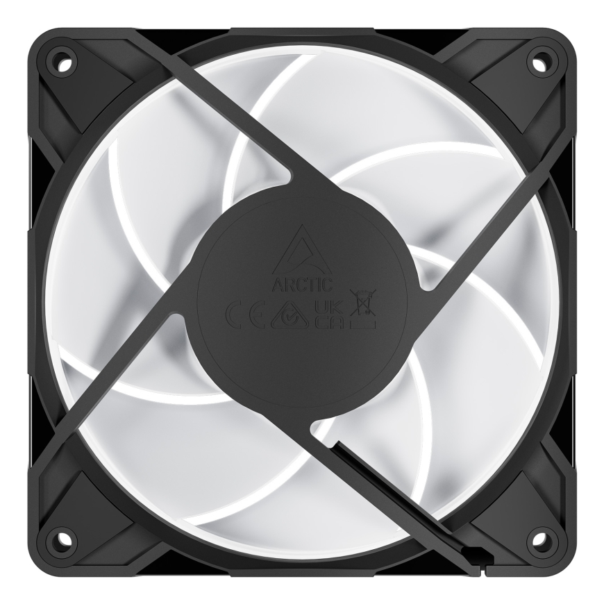 ARCTIC Freezer P12 Pro A-RGB Kompiuterio korpusui Ventiliatorius 12 cm Juoda, Balta 1 vnt – 5