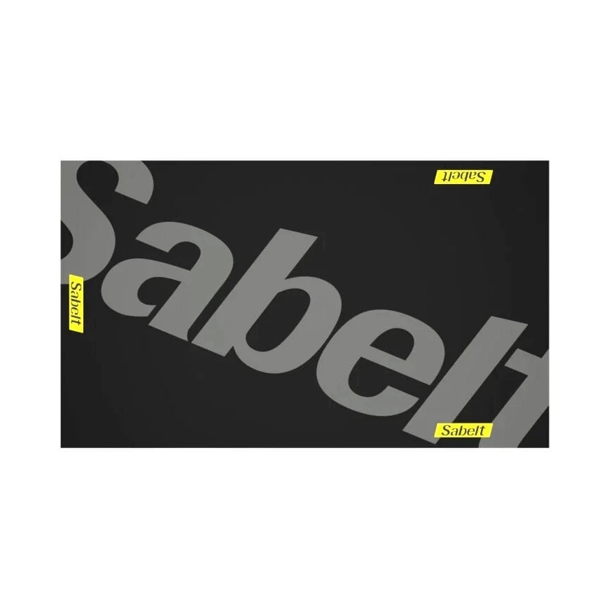 "Sabelt Sim Racing" "Sabelt Sim" floor mat, simulation racing floor mat, 170 × 100 cm, non-slip, black