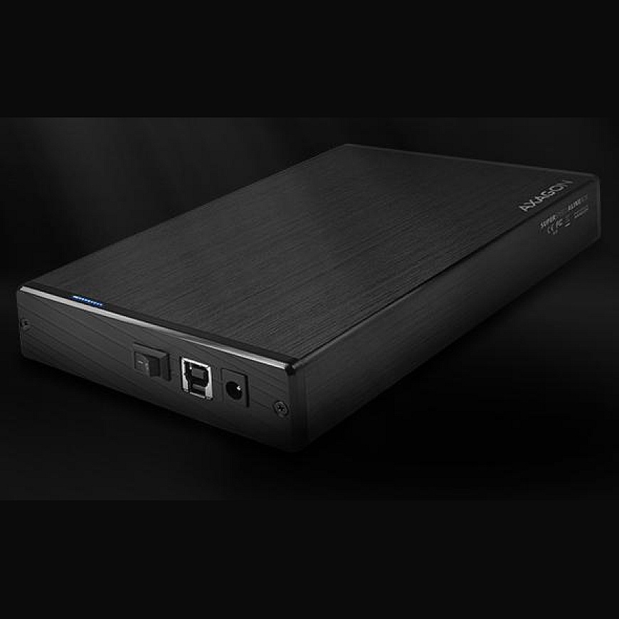 Axagon EE35-XA3 tallennusaseman kotelo HDD-kotelo Musta 3.5" – 3