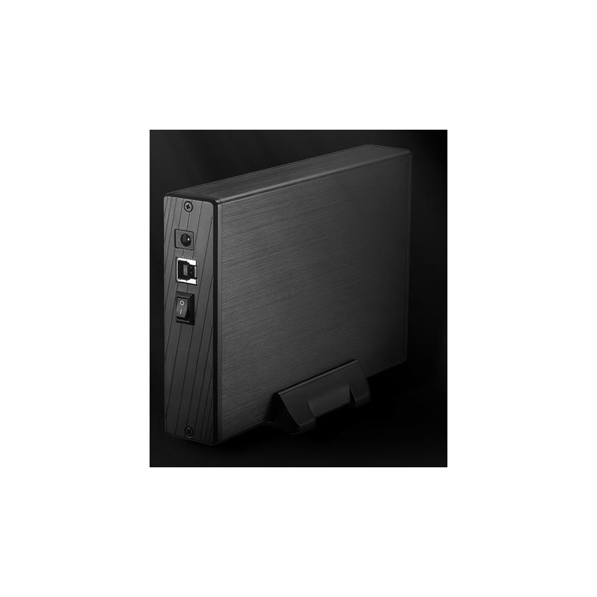 Axagon EE35-XA3 tallennusaseman kotelo HDD-kotelo Musta 3.5" – 4