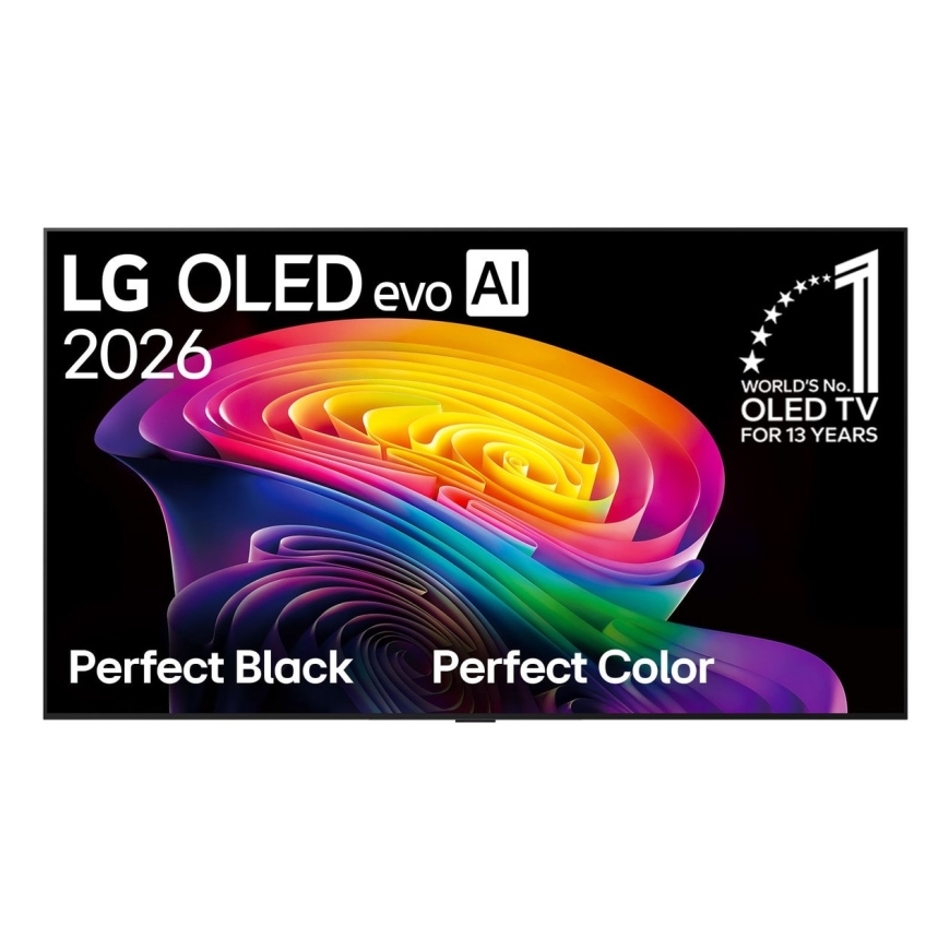 LG OLED evo AI OLED55C61LA teleruut 139.7 cm (55") 4K Ultra HD nutiteler Wi-Fi must – 2