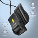Axagon CRE-SM3SD USB Smart card & SD/microSD/SIM Flat viedkaršu nolasītājs Iekštelpas USB 2.0 Melns Axagon CRE-SM3SD USB Smart card & SD/microSD/SIM Flat viedkaršu nolasītājs Iekštelpas USB 2.0 Melns