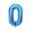 Riff Folio balloon 100cm Number 0 Glossy Blue Riff Folio balloon 100cm Number 0 Glossy Blue
