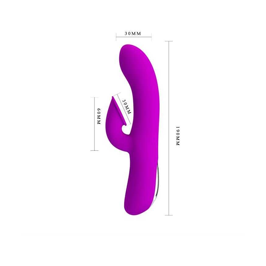 Pretty Love Masažuoklis Clitoris Sucking Vibrator 12 Modes 19cm