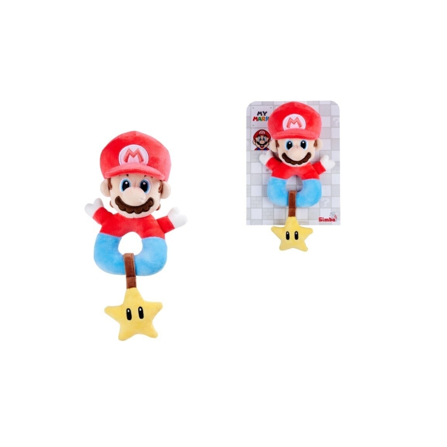 My Mario - Марио, мягкий кольцевой погремушка