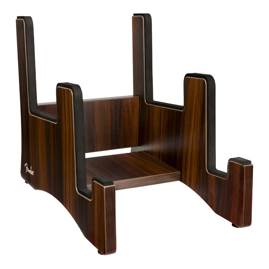 Fender Deluxe Wooden 2-Tier Multi Stand -gitara stovas – 5