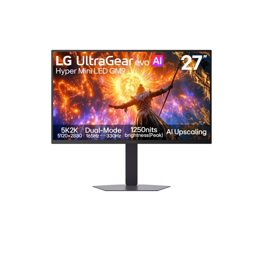 LG UltraGear evo AI GM9 27" Hyper Mini LED 5K ekranas – 2