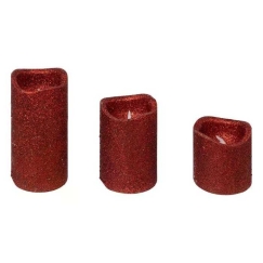 ATMOSPHERA Colorama de Noël LED candles 3pcs