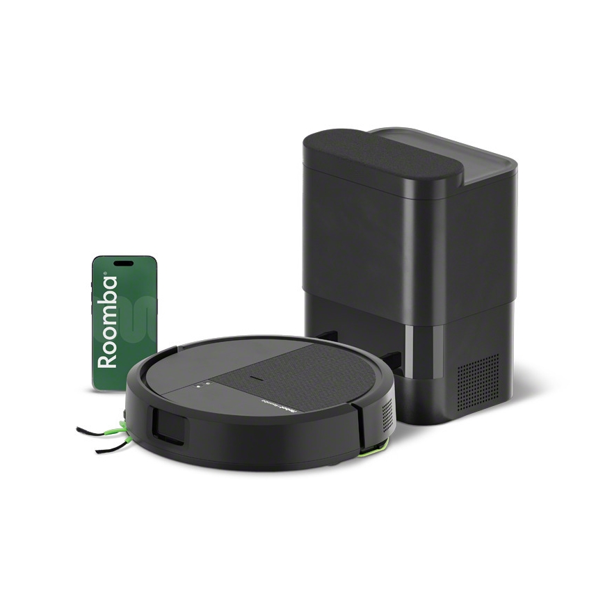 Roomba 115 Combo robota putekļsūcējs + AutoEmpty doks, melns