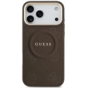 Guess Peony Hot Stamp MagSafe -kansi iPhone 18 Pro Max / 17 Pro Max ruskea Guess Peony Hot Stamp MagSafe -kansi iPhone 18 Pro Max / 17 Pro Max ruskea