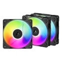 ARCTIC Freezer P12 Pro Reverse A-RGB - 3 Pack Computer case Fan 12 cm Black 3 pc(s)