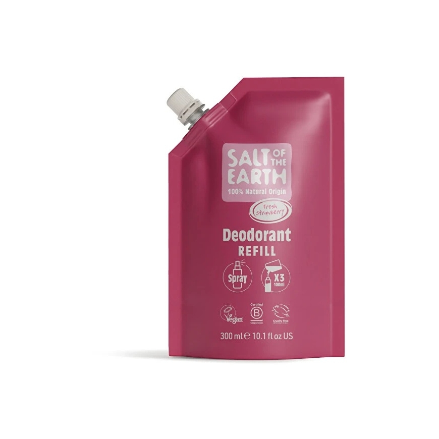 Salt Of The Earth Fresh Strawberry Deodorant Spray Refill