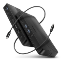 Axagon HMC-U4 док-станция для ноутбука Проводная USB4 Черный