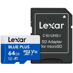 Lexar Micro SDXC 64GB Class 10 LMSBLPL064G-BNANG