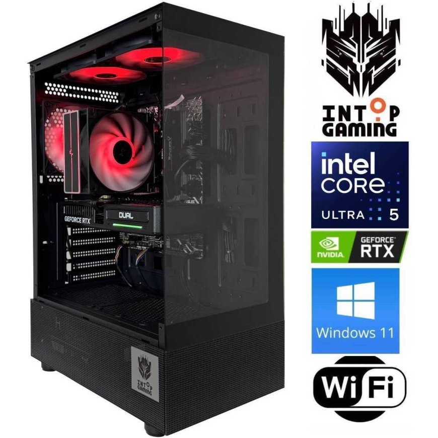 INTOP Intel Ultra 5-225F 16GB RTX5060Ti 8GB 1SSD NVME WiFi W11 GTT Rai – 4