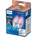 Philips Smart Lighting-kynttilälamppu, E14, 2 kpl Philips Smart Lighting-kynttilälamppu, E14, 2 kpl