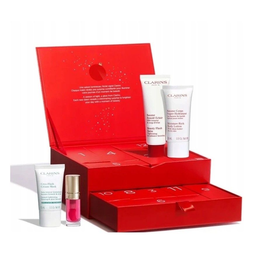 Календарь адвента Clarins Skin, 12 шт. – 2