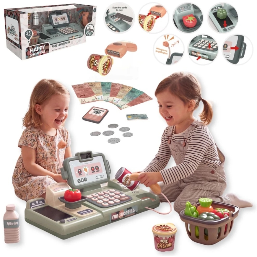 TK Import TinyMini 70820 Interactive Cash Register (7075) – 2