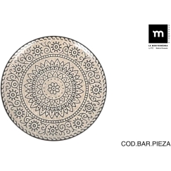 Inde Plate Sole, ceramic, D 26 cm, pcs