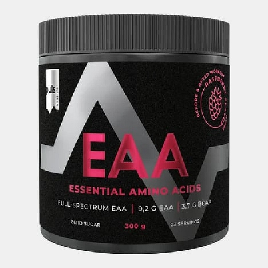 Puls Nutrition EAA порошок аминокислот, малина, 300 г