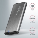 Axagon EEM2-SG2 SuperSpeed+ USB-C - M.2 NVMe & SATA SSD RAW box