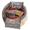 Fromagerie Milleret Mīkstais siers P'TIT Pilkas, ar pelniem, 125g Fromagerie Milleret Mīkstais siers P'TIT Pilkas, ar pelniem, 125g