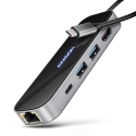 Axagon HMC-6GLN kannettavien tietokoneiden telakka ja porttitoistin Langallinen USB 3.2 Gen 1 (3.1 G Axagon HMC-6GLN kannettavien tietokoneiden telakka ja porttitoistin Langallinen USB 3.2 Gen 1 (3.1 G