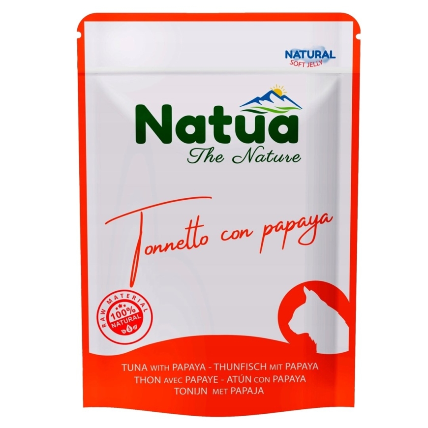 NATUA Mono tonnikala papayalla - märkä Kissaruoka - 70g