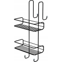 Gedy TITO SHOW CADDY HANG 2 BASK 22X24X49 BL