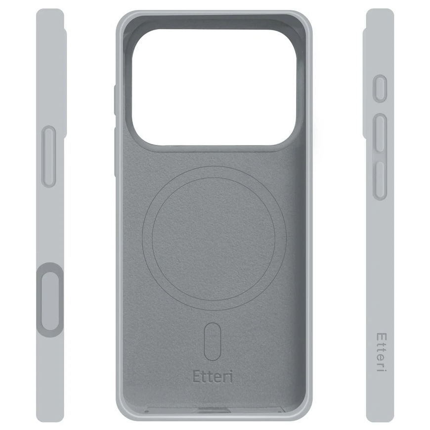 Silicone Mag Case for iPhone 17 Pro / 18 Pro, Silver – 5