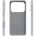 Силиконовый магнитный чехол для iPhone 17 Pro / 18 Pro, серебристый Силиконовый магнитный чехол для iPhone 17 Pro / 18 Pro, серебристый