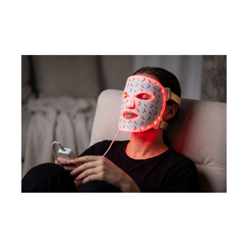 Innolux RED MASK punavalonaamio, baltas – 3