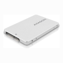 Axagon RSS-M2SD SATA - M.2 SATA SSD, internal 2.5" ALU box, silver
