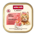 ANIMONDA Carny Adult Vista un garneles - mitrā kaķu barība - 85g ANIMONDA Carny Adult Vista un garneles - mitrā kaķu barība - 85g