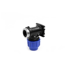 PERLA WALL PLATE ELBOW Ø20X1/2 PERLA BLUE